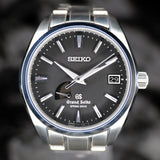 Grand Seiko Spring Drive GMT SBGE005 41MM Steel Silver Dial Full Set