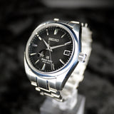 Grand Seiko Spring Drive GMT SBGE005 41MM Steel Silver Dial Full Set
