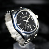 Grand Seiko Spring Drive GMT SBGE005 41MM Steel Silver Dial Full Set