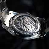Grand Seiko Spring Drive GMT SBGE005 41MM Steel Silver Dial Full Set