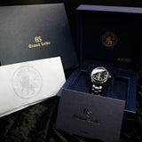 Grand Seiko Spring Drive GMT SBGE005 41MM Steel Silver Dial Full Set