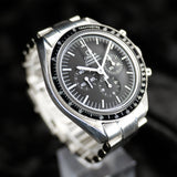 Omega Speedmaster Professional Moonwatch 311.30.42.30.01.005 42MM Steel Black Dial Full Set WARRANTY