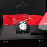 Omega Speedmaster Professional Moonwatch 310.30.42.50.04.001 42MM Steel White Dial Full Set WARRANTY
