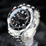 Omega Seamaster Diver 300 M James Bond 50th Anniversary 212.30.36.20.51.001 36MM Steel Black Dial Full Set WARRANTY