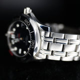 Omega Seamaster Diver 300 M James Bond 50th Anniversary 212.30.36.20.51.001 36MM Steel Black Dial Full Set WARRANTY