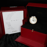 Cartier Calibre Two Tone W7100043 42MM Steel Rose Gold Silver Dial Full Set WARRANTY