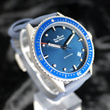 Blancpain Fifty Fathoms Bathyscaphe 5000-0240-O52A 43.6MM Blue Dial Full Set WARRANTY