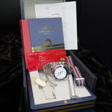 Omega Seamaster Diver 300M Commanders James Bond 007 212.32.41.20.04.001 41MM Steel White Dial Full Set WARRANTY