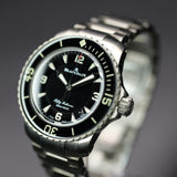 Blancpain Fifty Fathoms Automatic 5015-12b30-98b 45MM Titanium Black Dial Full Set 2027