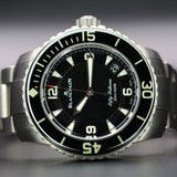 Blancpain Fifty Fathoms Automatic 5015-12b30-98b 45MM Titanium Black Dial Full Set 2027