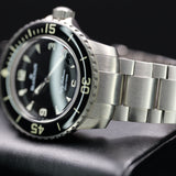 Blancpain Fifty Fathoms Automatic 5015-12b30-98b 45MM Titanium Black Dial Full Set 2027