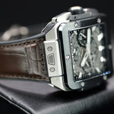Hublot Square Bang Skeleton Dial 821.NM.0170.RX 42MM Titanium Skeleton Dial Full Set WARRANTY