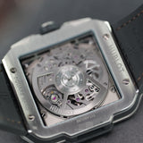 Hublot Square Bang Skeleton Dial 821.NM.0170.RX 42MM Titanium Skeleton Dial Full Set WARRANTY