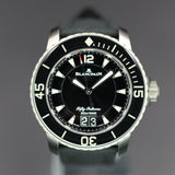Blancpain Fifty Fathoms Grande Date 5050 12B30 B52A 45MM Titanium Black Dial Full Set WARRANTY
