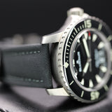 Blancpain Fifty Fathoms Grande Date 5050 12B30 B52A 45MM Titanium Black Dial Full Set WARRANTY