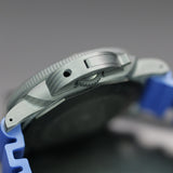 Panerai Submersible QuarantaQuattro Carbotech Blu Abisso PAM01232 44MM Carbon Blue Dial Full Set WARRANTY