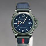 Panerai Luminor Luna Rossa PAM01408/PAM1408 42MM Steel Blue Dial Full Set WARRANTY
