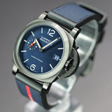 Panerai Luminor Luna Rossa PAM01408/PAM1408 42MM Steel Blue Dial Full Set WARRANTY