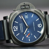 Panerai Luminor Luna Rossa PAM01408/PAM1408 42MM Steel Blue Dial Full Set WARRANTY