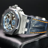 Audemars Piguet Royal Oak Offshore Havana 26470ST.OO.A099CR.01 42MM Steel Blue Brown Dial Full Set