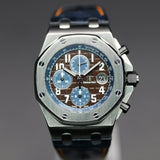 Audemars Piguet Royal Oak Offshore Havana 26470ST.OO.A099CR.01 42MM Steel Blue Brown Dial Full Set
