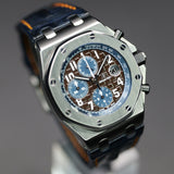 Audemars Piguet Royal Oak Offshore Havana 26470ST.OO.A099CR.01 42MM Steel Blue Brown Dial Full Set