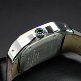 Cartier Santos 100 Two-Tone Mid-Size W20107X7 33MM Gold/Steel White Dial Full Set WARRANTY