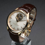 Carl F Bucherer Heritage Tourbillon Double Peripheral 00.10802.03.13.01 43MM Rose Gold Silver Dial