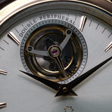 Carl F Bucherer Heritage Tourbillon Double Peripheral 00.10802.03.13.01 43MM Rose Gold Silver Dial