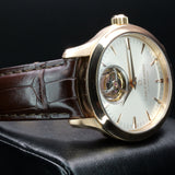 Carl F Bucherer Heritage Tourbillon Double Peripheral 00.10802.03.13.01 43MM Rose Gold Silver Dial