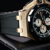 Audemars Piguet Royal Oak Offshore Chronograph 26401RO.OO.A002CA.01 44MM Rose Gold Black Dial Full Set WARRANTY