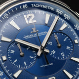 Jaeger-LeCoultre Polaris Chronograph Q9028480 42MM Steel Blue Dial Full Set WARRANTY