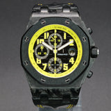 Audemars Piguet Royal Oak Offshore Chronograph Bumblebee 26176FO 42MM Carbon Black Dial Full Set WARRANTY