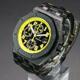 Audemars Piguet Royal Oak Offshore Chronograph Bumblebee 26176FO 42MM Carbon Black Dial Full Set WARRANTY