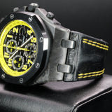Audemars Piguet Royal Oak Offshore Chronograph Bumblebee 26176FO 42MM Carbon Black Dial Full Set WARRANTY