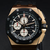 Audemars Piguet Royal Oak Offshore Chronograph 26401RO.OO.A002CA.01 44MM Rose Gold Black Dial Full Set WARRANTY
