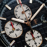 Audemars Piguet Royal Oak Offshore Chronograph 26401RO.OO.A002CA.01 44MM Rose Gold Black Dial Full Set WARRANTY