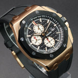 Audemars Piguet Royal Oak Offshore Chronograph 26401RO.OO.A002CA.01 44MM Rose Gold Black Dial Full Set WARRANTY