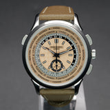Patek Philippe Complications Flyback Chronograph World Time 5935A 41MM Steel Pink Dial Full Set