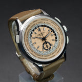 Patek Philippe Complications Flyback Chronograph World Time 5935A 41MM Steel Pink Dial Full Set