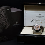 Patek Philippe Complications Flyback Chronograph World Time 5935A 41MM Steel Pink Dial Full Set