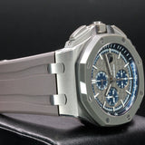 Audemars Piguet Offshore Chronograph Grey Dial With Blue External Zone 26400IO.OO.A004CA.02.A 44MM Titanium Grey Dial Full Set WARRANTY