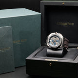 Audemars Piguet Offshore Chronograph Grey Dial With Blue External Zone 26400IO.OO.A004CA.02.A 44MM Titanium Grey Dial Full Set WARRANTY