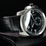Cartier Calibre de Cartier W7100014 42MM Steel Black Dial Full Set WARRANTY