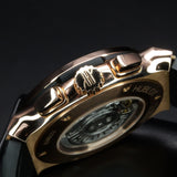 Hublot Aerofusion King Gold 525.OX.0180.LR 45MM Rose Gold Skeleton Dial Watch and card WARRANTY