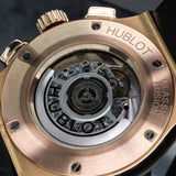 Hublot Aerofusion King Gold 525.OX.0180.LR 45MM Rose Gold Skeleton Dial Watch and card WARRANTY