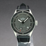Blancpain Fifty Fathoms Bathyscaphe 5000-1210-NAGA 43MM Grey Dial Full Set WARRANTY
