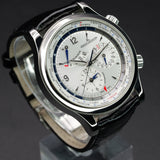 Jaeger-LeCoultre Master World Geographic Q1528420 42MM Steel Silver Dial WARRANTY
