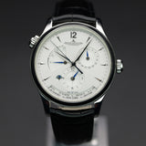 Jaeger-LeCoultre Master Geographic Q1428421 39mm Silver Steel Dial Watch Only