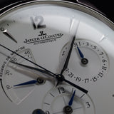 Jaeger-LeCoultre Master Geographic Q1428421 39mm Silver Steel Dial Watch Only